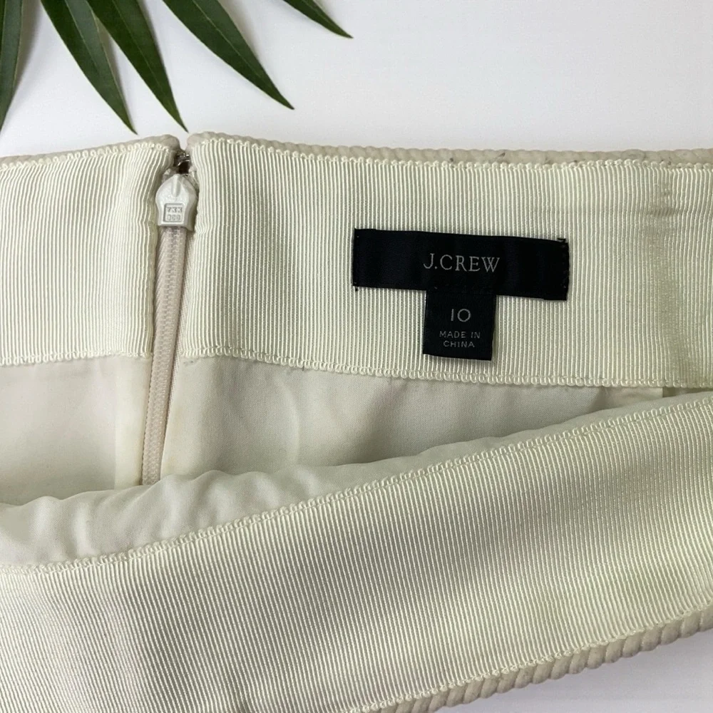 J. Crew Natasha Skirt in Stretch Corduroy